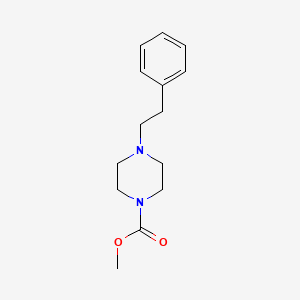 molecular formula C14H20N2O2 B2661141 Methyl 4-(2-phenylethyl)piperazinecarboxylate CAS No. 717867-45-3