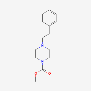 Methyl 4-(2-phenylethyl)piperazine-1-carboxylate