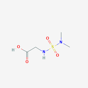 molecular formula C4H10N2O4S B2661158 2-(n,n-Dimethylsulfamoylamino)acetic acid CAS No. 299464-21-4