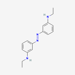 molecular formula C16H20N4 B2661159 N-ethyl-3-[[3-(ethylamino)phenyl]diazenyl]aniline CAS No. 129882-15-1