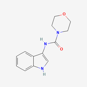 molecular formula C13H15N3O2 B2661162 N-(1H-indol-3-yl)morpholine-4-carboxamide CAS No. 900006-35-1