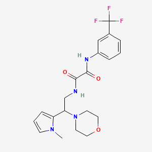 N1-(2-(1-methyl-1H-pyrrol-2-yl)-2-morpholinoethyl)-N2-(3-(trifluoromethyl)phenyl)oxalamide