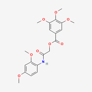 [2-(2,4-Dimethoxyanilino)-2-oxoethyl] 3,4,5-trimethoxybenzoate