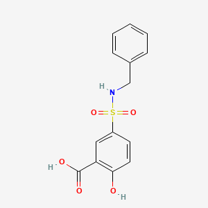 5-(Benzylsulfamoyl)-2-hydroxybenzoic acid