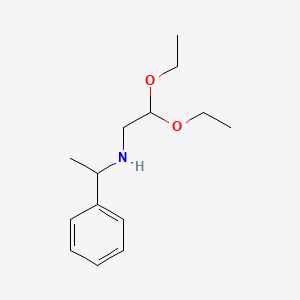 (2,2-Diethoxyethyl)(1-phenylethyl)amine