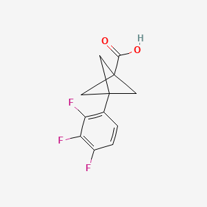 3-(2,3,4-Trifluorophenyl)bicyclo[1.1.1]pentane-1-carboxylic acid