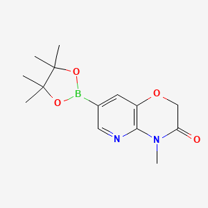 4-Methyl-7-(4,4,5,5-tetramethyl-1,3,2-dioxaborolan-2-yl)-2H-pyrido[3,2-b][1,4]oxazin-3(4H)-one