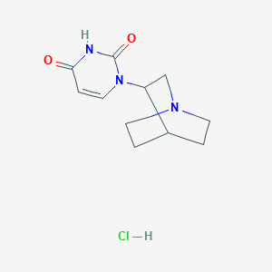 1-(Quinuclidin-3-yl)pyrimidine-2,4(1H,3H)-dione hydrochloride