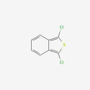 molecular formula C8H4Cl2S B2661250 1,3-Dichloro-2-benzothiophene CAS No. 136132-54-2