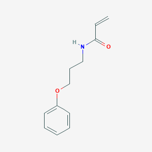 molecular formula C12H15NO2 B2661252 N-(3-phenoxypropyl)prop-2-enamide CAS No. 1248637-05-9