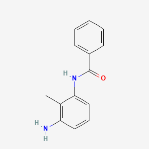 molecular formula C14H14N2O B2661253 N-(3-amino-2-methylphenyl)benzamide CAS No. 223138-33-8