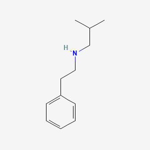 molecular formula C12H19N B2661274 (2-Methylpropyl)(2-phenylethyl)amine CAS No. 24070-12-0; 6302-24-5