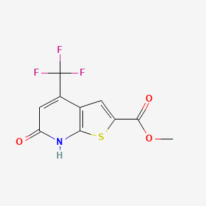 Methyl 6-hydroxy-4-(trifluoromethyl)thieno[2,3-b]pyridine-2-carboxylate