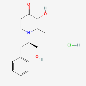 molecular formula C15H18ClNO3 B2661524 CN128 hydrochloride 