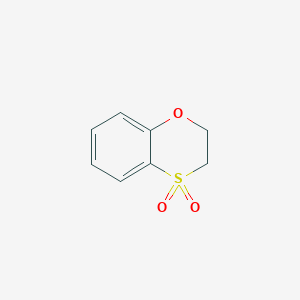 molecular formula C8H8O3S B2661572 2,3-Dihydro-1,4-benzoxathiin 4,4-dioxide CAS No. 34257-54-0