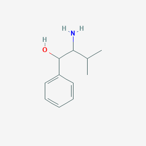 molecular formula C11H17NO B2661593 2-Amino-3-methyl-1-phenylbutan-1-ol CAS No. 67323-51-7