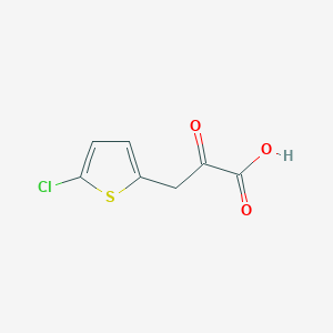 3-(5-Chlorothiophen-2-yl)-2-oxopropanoic acid