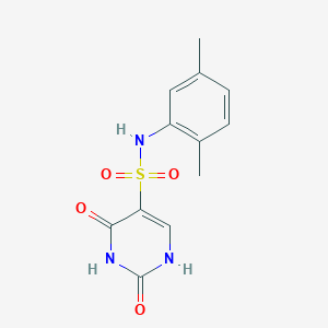 N-(2,5-dimethylphenyl)-2-hydroxy-6-oxo-1,6-dihydropyrimidine-5-sulfonamide