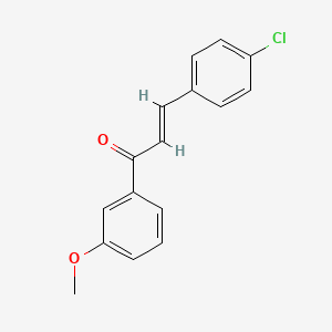 molecular formula C16H13ClO2 B2661653 (2E)-3-(4-氯苯基)-1-(3-甲氧基苯基)丙-2-烯-1-酮 CAS No. 130820-52-9