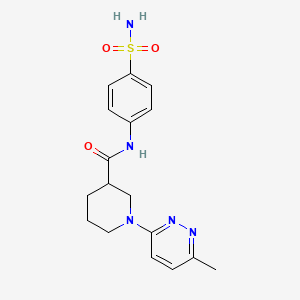 1-(6-methylpyridazin-3-yl)-N-(4-sulfamoylphenyl)piperidine-3-carboxamide