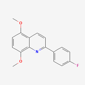 2-(4-Fluorophenyl)-5,8-dimethoxyquinoline