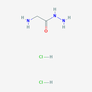 molecular formula C2H9Cl2N3O B2661706 2-Aminoacetohydrazide dihydrochloride CAS No. 878763-70-3