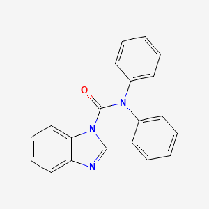 molecular formula C20H15N3O B2661720 N,N-二苯基-1H-1,3-苯并二唑-1-羧酰胺 CAS No. 2506-06-1