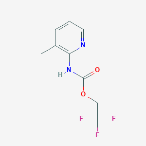molecular formula C9H9F3N2O2 B2661722 2,2,2-trifluoroethyl N-(3-methylpyridin-2-yl)carbamate CAS No. 1087788-58-6