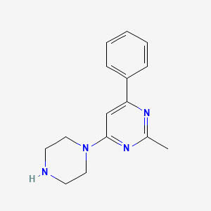 2-Methyl-4-phenyl-6-(piperazin-1-yl)pyrimidine