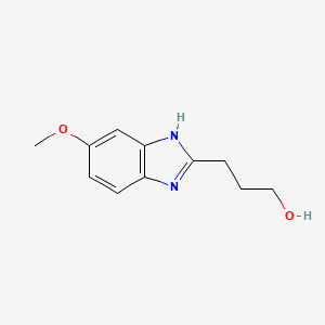 3-(6-methoxy-1H-benzimidazol-2-yl)propan-1-ol