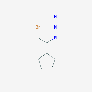 (1-Azido-2-bromoethyl)cyclopentane