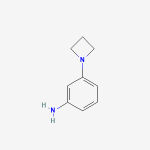 molecular formula C9H12N2 B2661799 3-(Azetidin-1-yl)aniline CAS No. 1456595-08-6