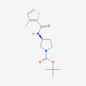 (S)-tert-Butyl 3-(3-methylthiophene-2-carboxamido)pyrrolidine-1-carboxylate