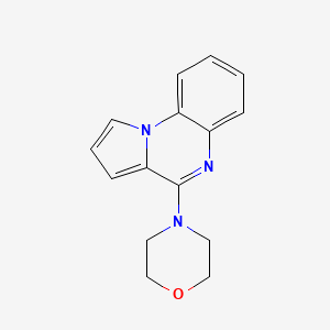 molecular formula C15H15N3O B2661842 4-Morpholinopyrrolo[1,2-a]quinoxaline CAS No. 478032-21-2