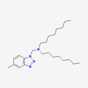 N-[(5-methylbenzotriazol-1-yl)methyl]-N-octyloctan-1-amine