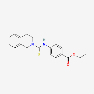 4-[(3,4-Dihydro-1H-isoquinoline-2-carbothioyl)-amino]-benzoic acid ethyl ester