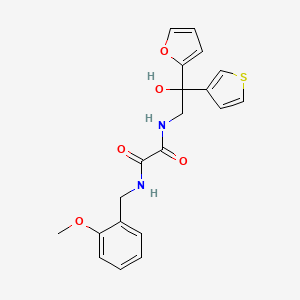 molecular formula C20H20N2O5S B2661890 N1-(2-(呋喃-2-基)-2-羟基-2-(噻吩-3-基)乙基)-N2-(2-甲氧基苯基)草酰胺 CAS No. 2034262-34-3