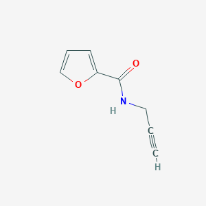 molecular formula C8H7NO2 B2661916 N-丙炔基呋喃-2-甲酰胺 CAS No. 808737-39-5