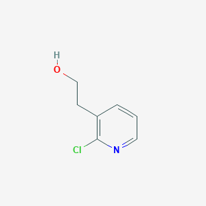 molecular formula C7H8ClNO B2661989 3-吡啶乙醇，2-氯- CAS No. 1335054-82-4