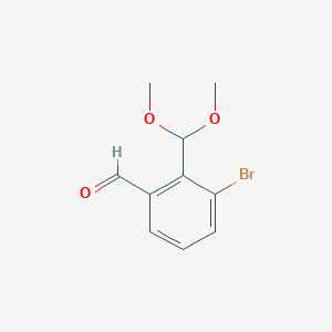 3-Bromo-2-(dimethoxymethyl)benzaldehyde