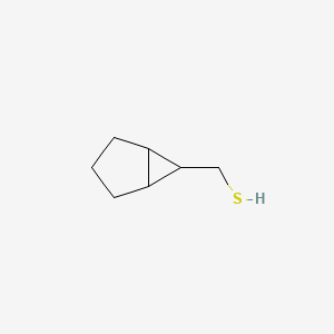 molecular formula C7H12S B2662040 6-Bicyclo[3.1.0]hexanylmethanethiol CAS No. 2375273-93-9