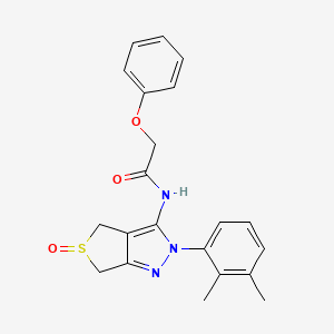 N-(2-(2,3-dimethylphenyl)-5-oxido-4,6-dihydro-2H-thieno[3,4-c]pyrazol-3-yl)-2-phenoxyacetamide