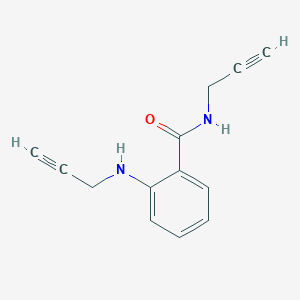 molecular formula C13H12N2O B2662045 N-(prop-2-yn-1-yl)-2-[(prop-2-yn-1-yl)amino]benzamide CAS No. 1797749-82-6