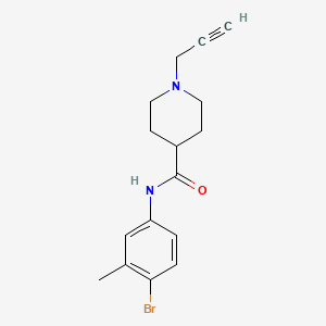 molecular formula C16H19BrN2O B2662143 N-(4-bromo-3-methylphenyl)-1-(prop-2-yn-1-yl)piperidine-4-carboxamide CAS No. 1427653-06-2