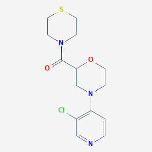 [4-(3-Chloropyridin-4-yl)morpholin-2-yl]-thiomorpholin-4-ylmethanone