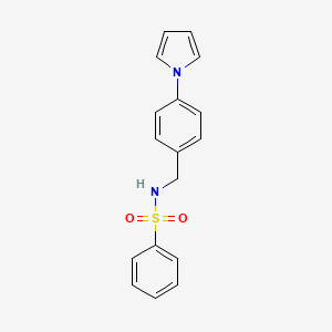 N-[4-(1H-pyrrol-1-yl)benzyl]benzenesulfonamide