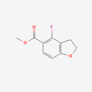 B2662238 Methyl 4-fluoro-2,3-dihydrobenzofuran-5-carboxylate CAS No. 2112884-88-3