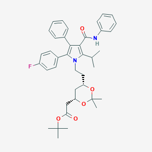 molecular formula C40H47FN2O5 B026623 (3S,5S)-Atorvastatine Acétonide tert-Butyle Ester CAS No. 472967-95-6