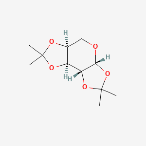 molecular formula C11H18O5 B2662326 1,2:3,4-Bis-O-(1-methylethylidene)-beta-L-arabinopyranose CAS No. 27820-98-0