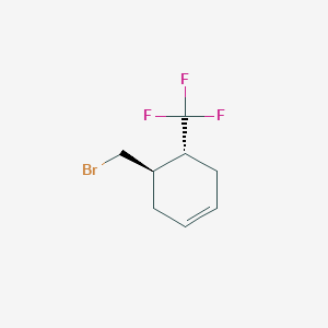 molecular formula C8H10BrF3 B2662348 (4R,5R)-4-(溴甲基)-5-(三氟甲基)环己烯 CAS No. 2253638-59-2